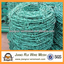 Bobinas de alambre de púas galvanizadas y revestidas de PVC